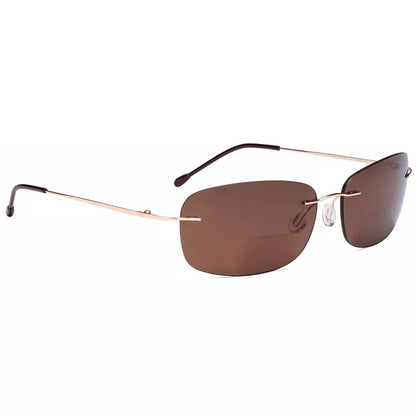 Rimless Bifocal Sunglasses Women Men