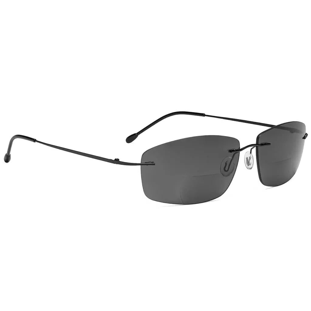 Rimless Bifocal Sunglasses Women Men