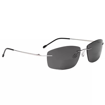 Rimless Bifocal Sunglasses Women Men