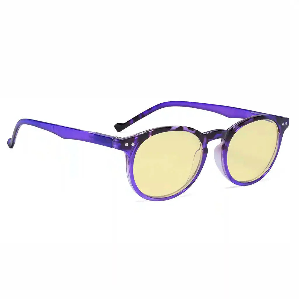 Oval Round Blue Light Blocking Reading Glasses Women