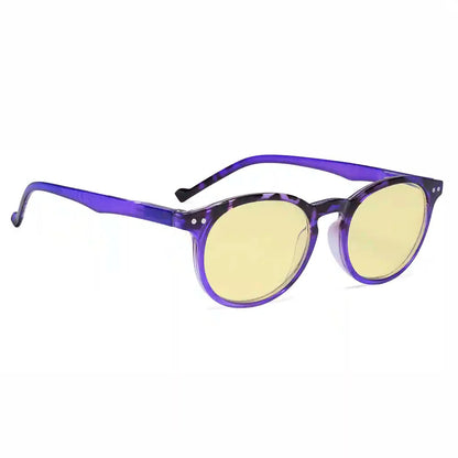 Oval Round Blue Light Blocking Reading Glasses Women