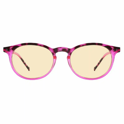 Oval Round Blue Light Blocking Reading Glasses Women