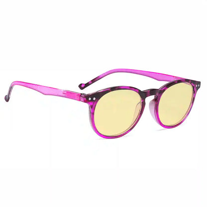 Oval Round Blue Light Blocking Reading Glasses Women