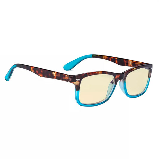 Yellow Tinted Blue Light Blocking Reading Glasses Women