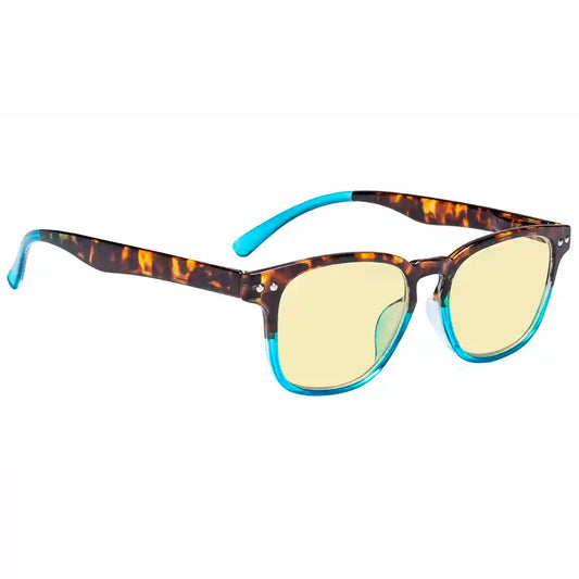 Yellow Tinted Blue Light Blocking Reading Glasses Women