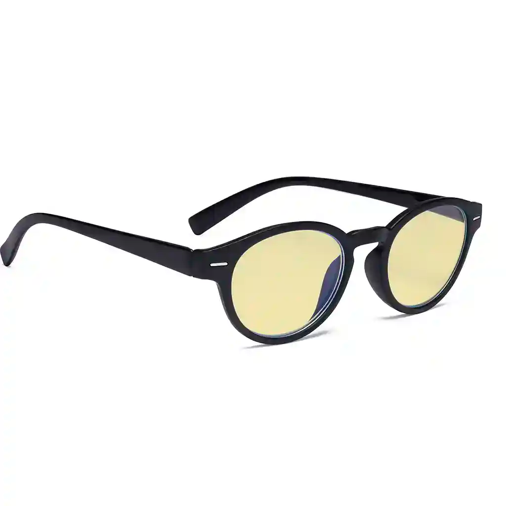 Oval Round Blue Light Blocking Reading Glasses Retro Key Hole Women