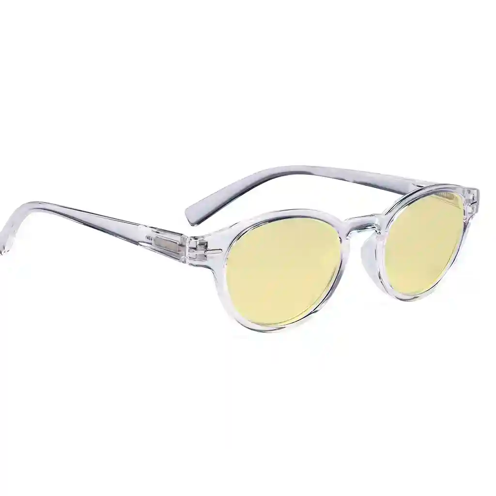 Oval Round Blue Light Blocking Reading Glasses Retro Key Hole Women