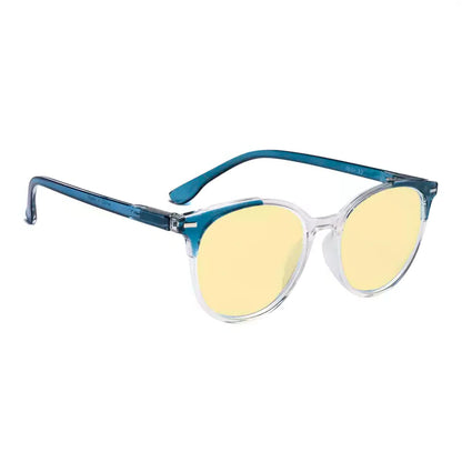 Yellow Tinted Blue Light Blocking Reading Glasses Women