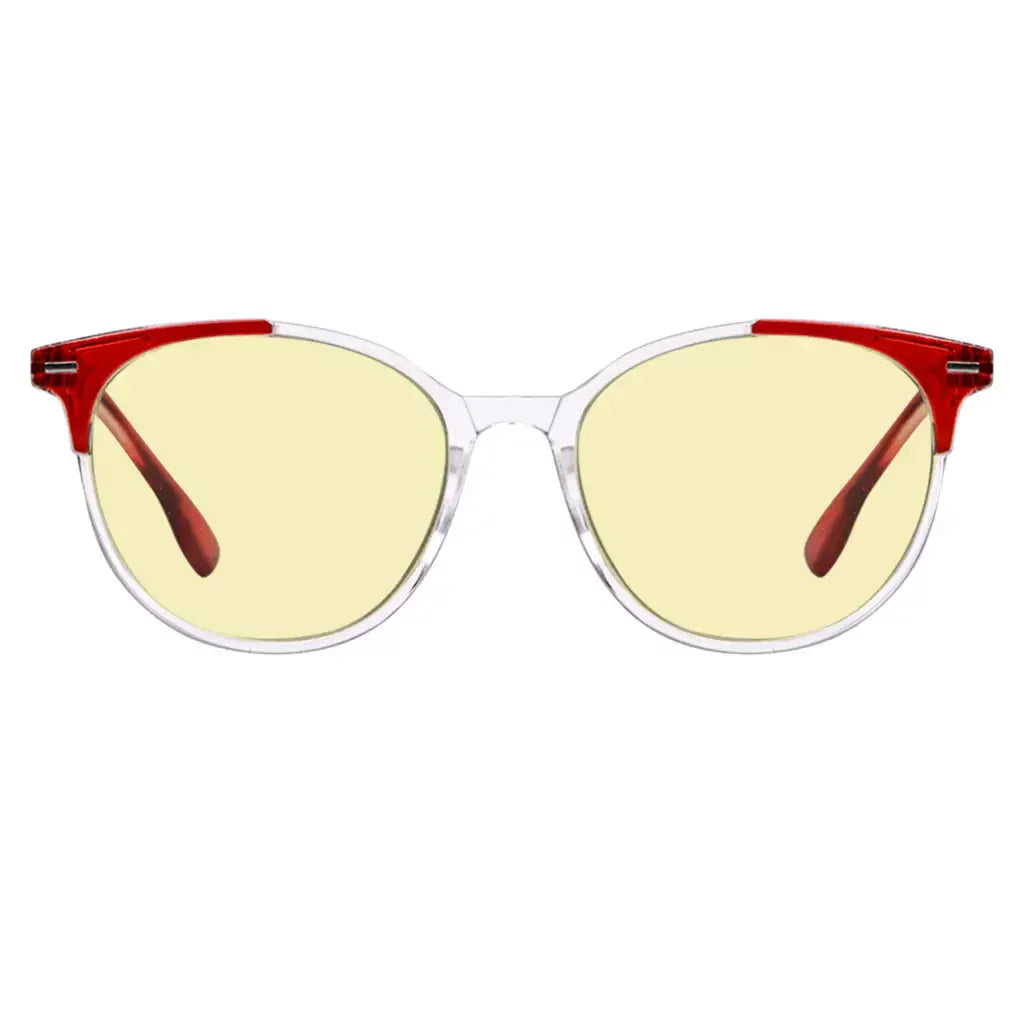 Yellow Tinted Blue Light Blocking Reading Glasses Women