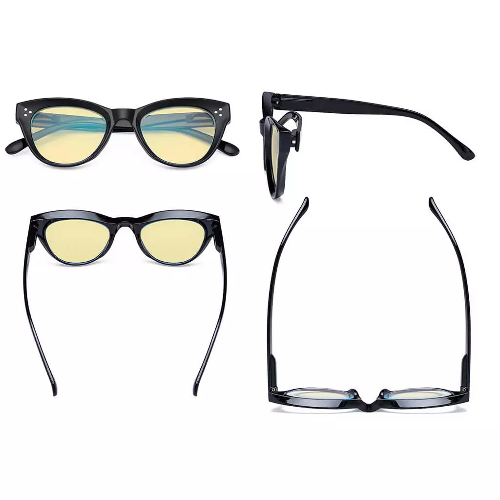 Thicker Frame Blue Light Blocking Reading Glasses Women