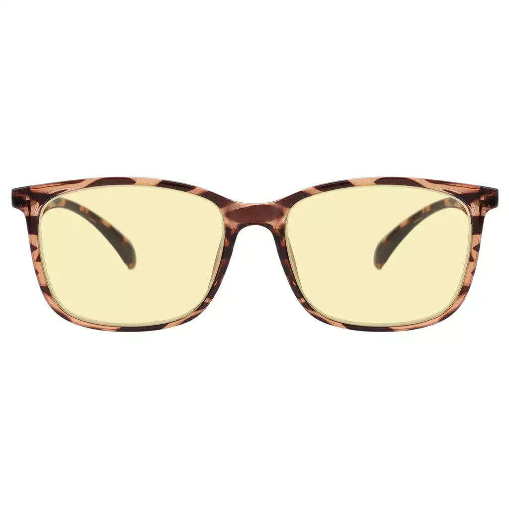 Yellow Tinted Blue Light Blocking Reading Glasses Women Men
