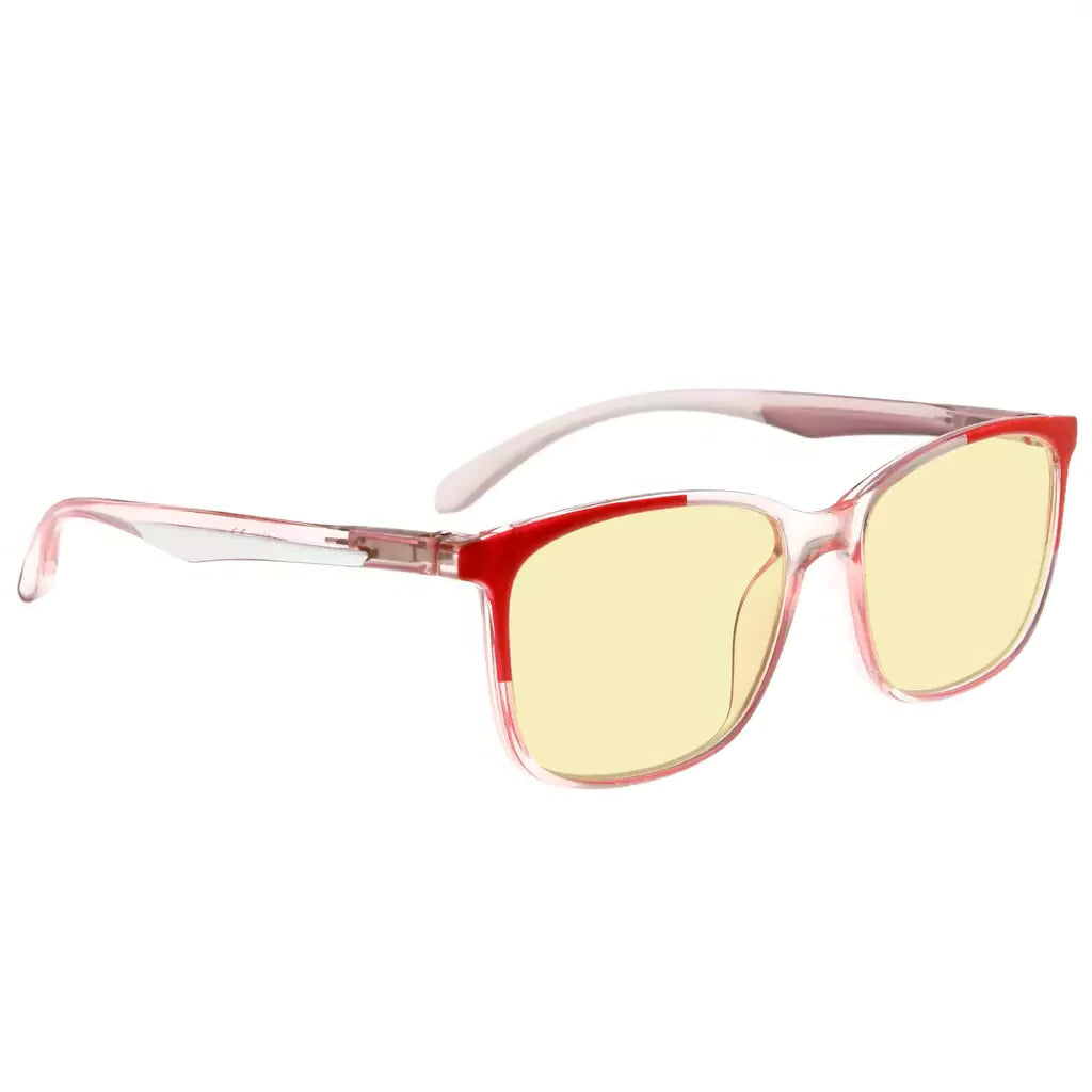 Yellow Tinted Blue Light Blocking Reading Glasses Women Men