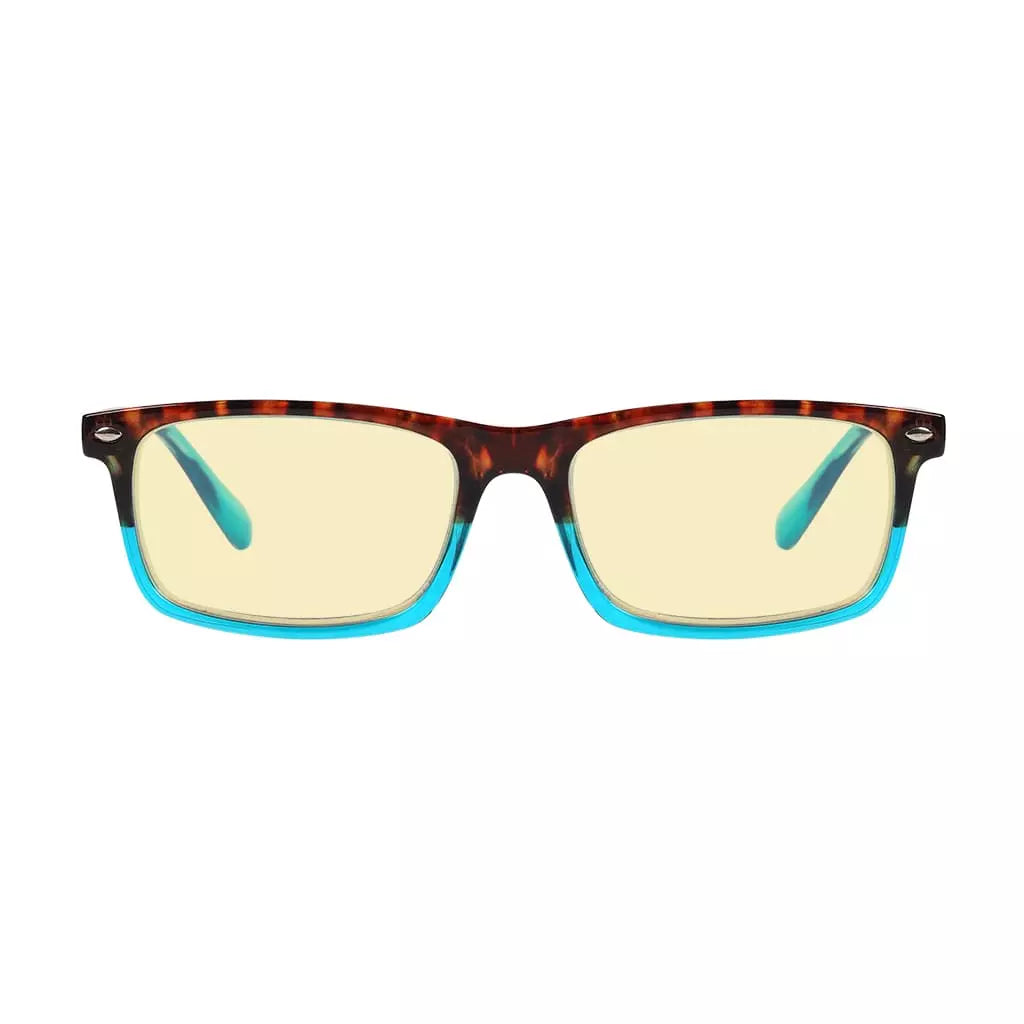 Yellow Tinted Blue Light Blocking Reading Glasses Women