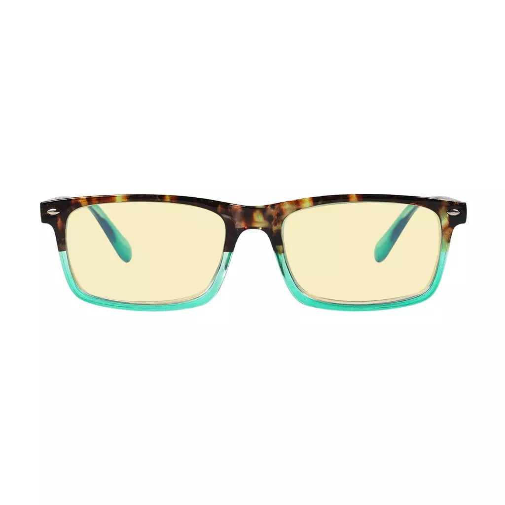 Yellow Tinted Blue Light Blocking Reading Glasses Women