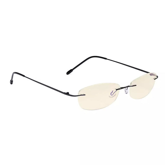 Rimless Blue Light Blocking Reading Glasses Women Men