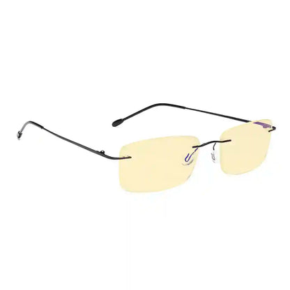 Rimless Blue Light Blocking Reading Glasses Women Men