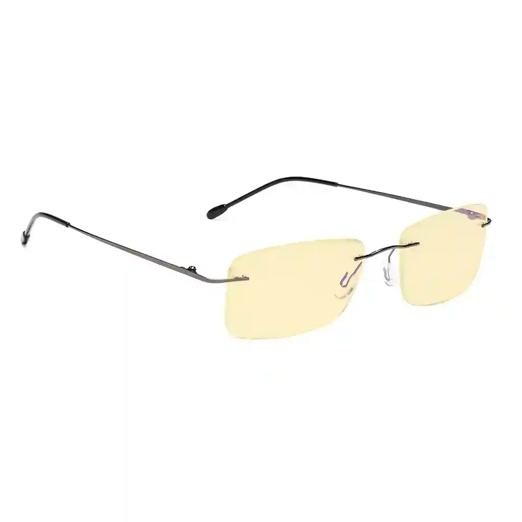 Rimless Blue Light Blocking Reading Glasses Women Men