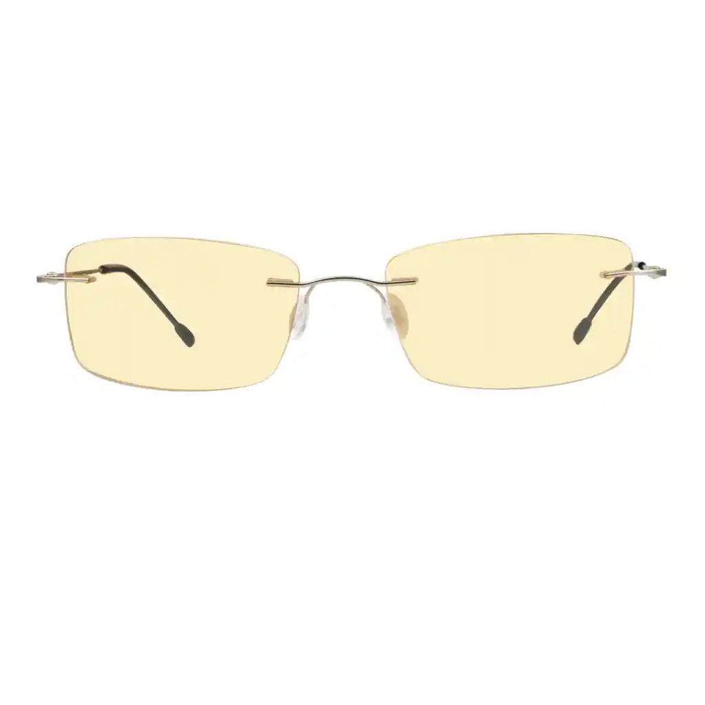 Rimless Blue Light Blocking Reading Glasses Women Men