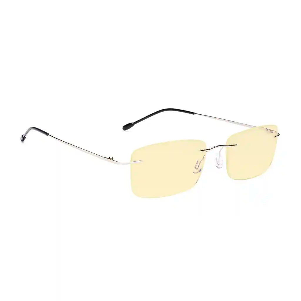 Rimless Blue Light Blocking Reading Glasses Women Men