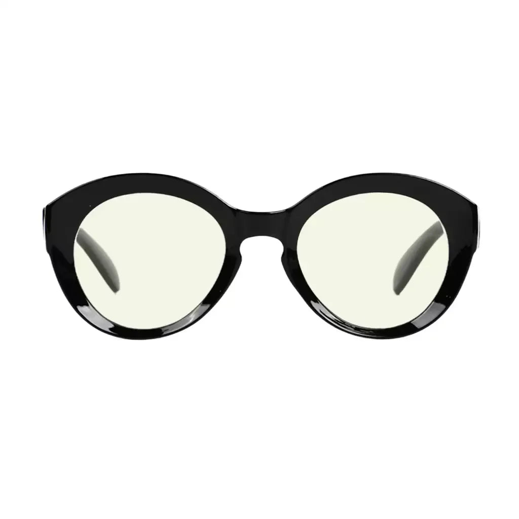 Round Oval Blue Light Blocking Reading Glasses for Women