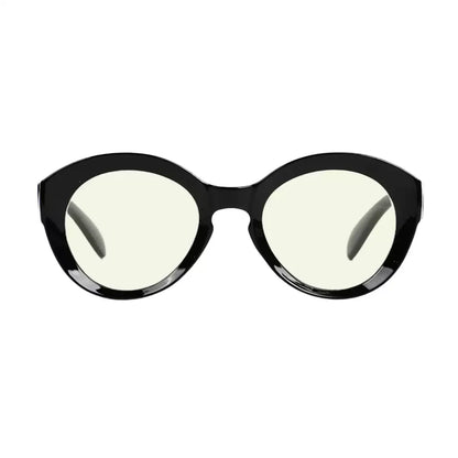 Round Oval Blue Light Blocking Reading Glasses for Women