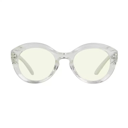 Round Oval Blue Light Blocking Reading Glasses for Women