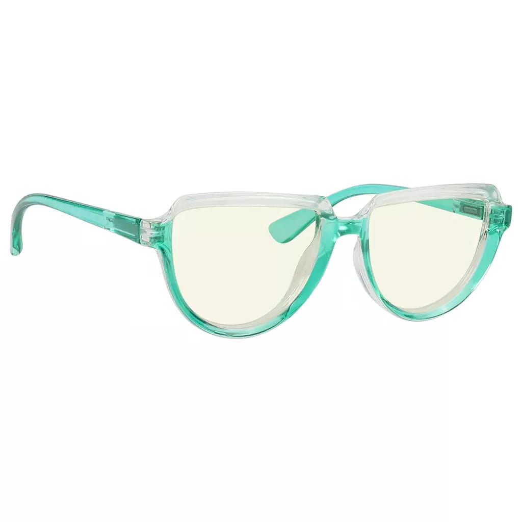 Half Moon Blue Light Blocking Reading Glasses Women