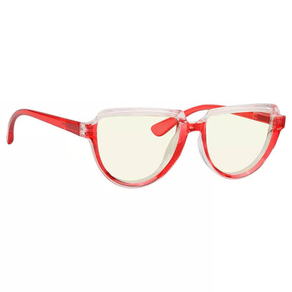 Half Moon Blue Light Blocking Reading Glasses Women