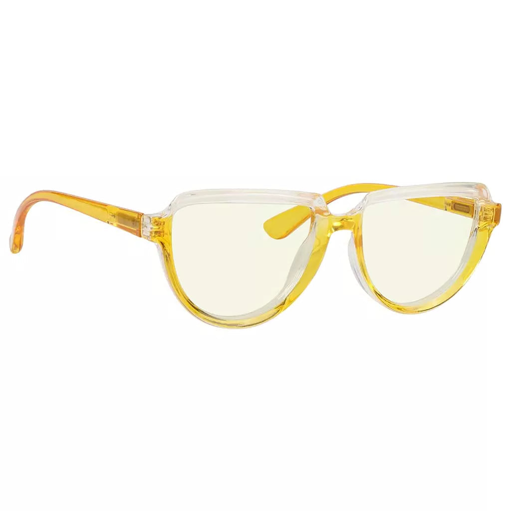 Half Moon Blue Light Blocking Reading Glasses Women