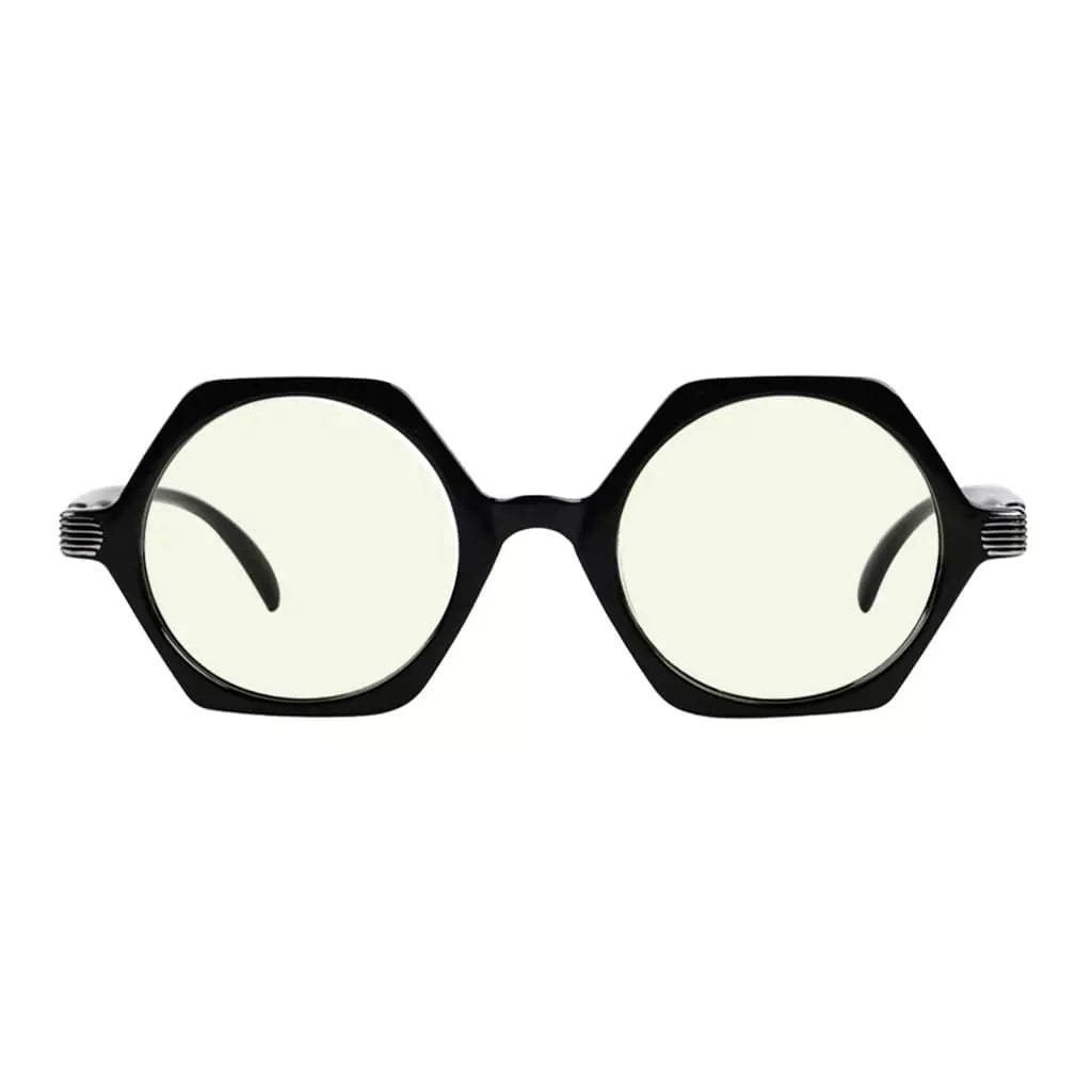 Hexagon Small Blue Light Blocking Reading Glasses for Women