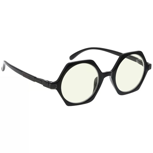 Hexagon Small Blue Light Blocking Reading Glasses for Women