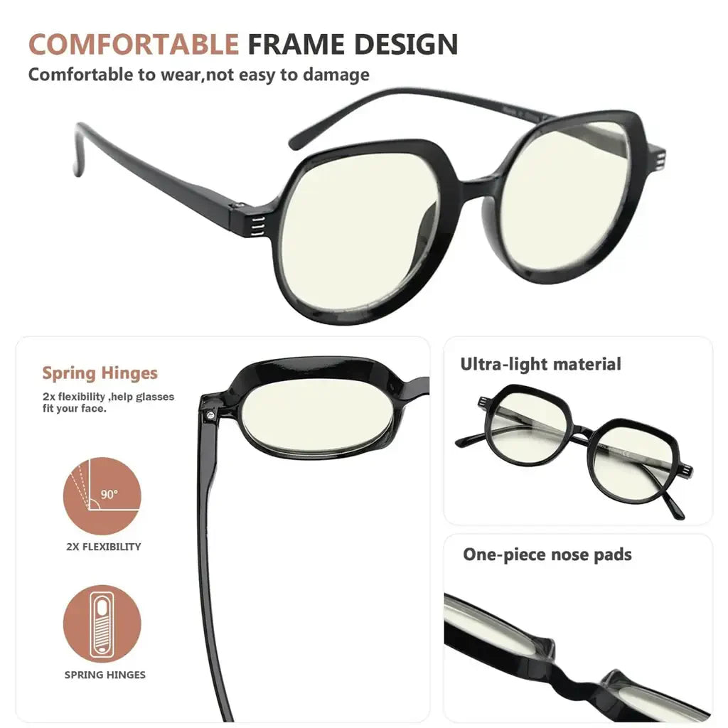 Small Blue Light Blocking Reading Glasses Women