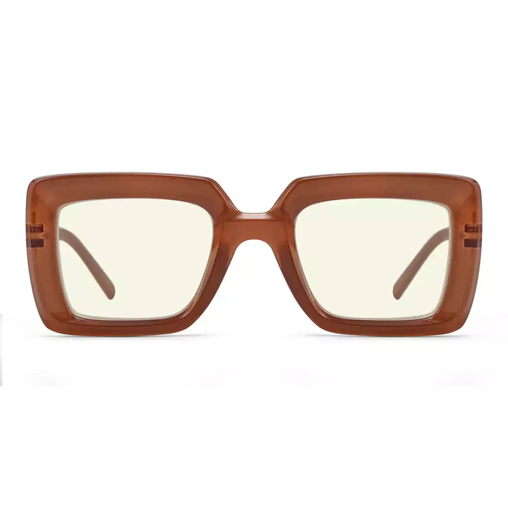 Square Blue Light Blocking Reading Glasses for Women