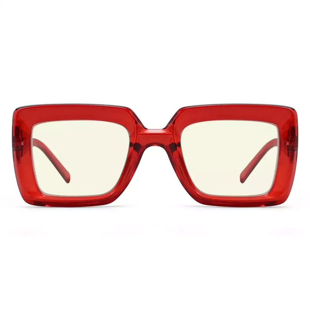 Square Blue Light Blocking Reading Glasses for Women