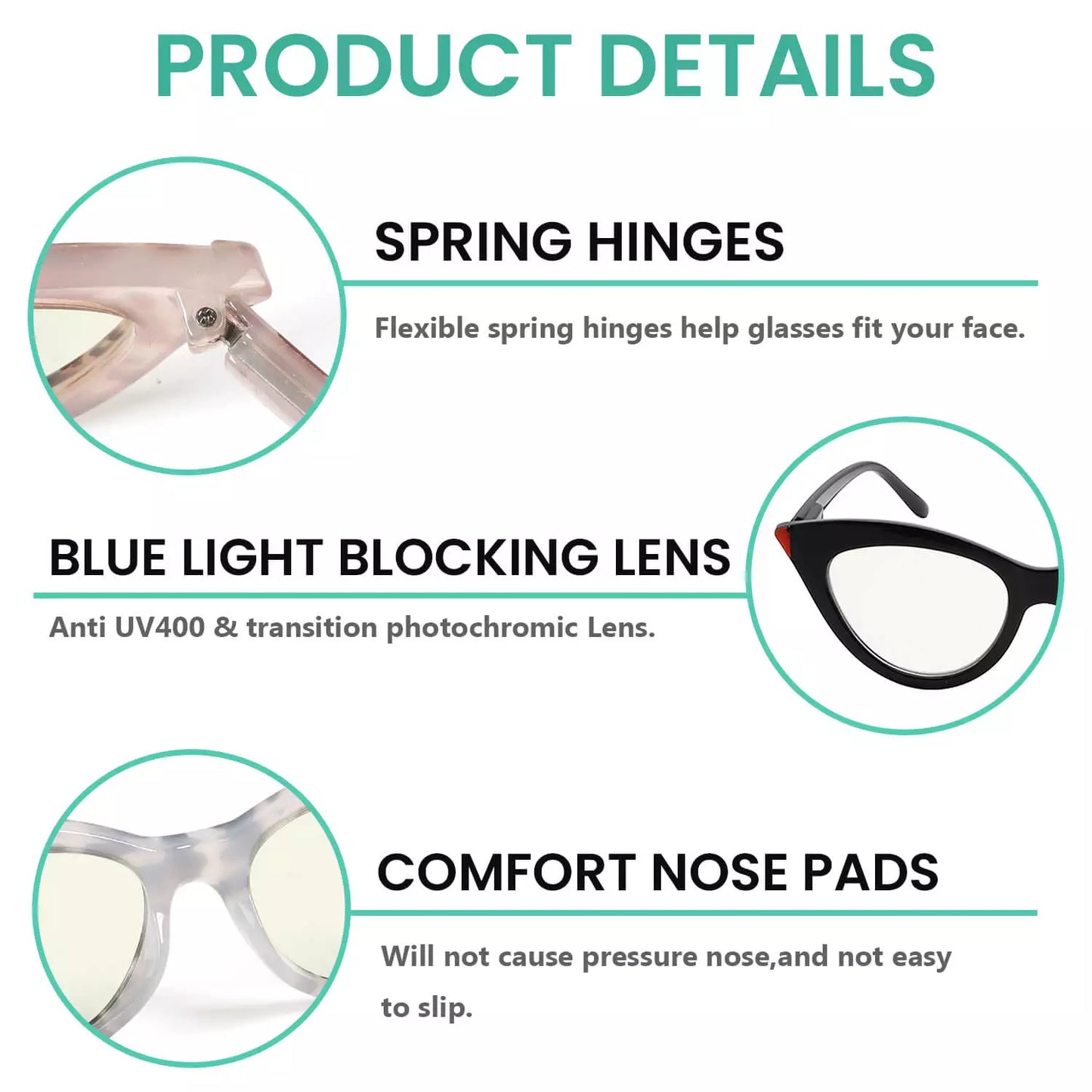 Cgbao Blue Light Blocking Reading Glasses Light Yellow Tinted