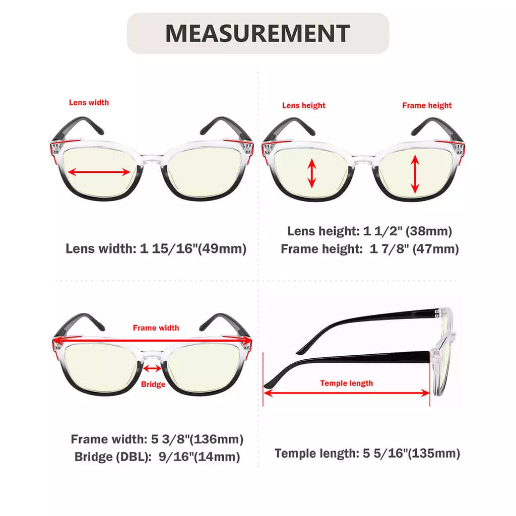 Blue Light Blocking Reading Glasses Women