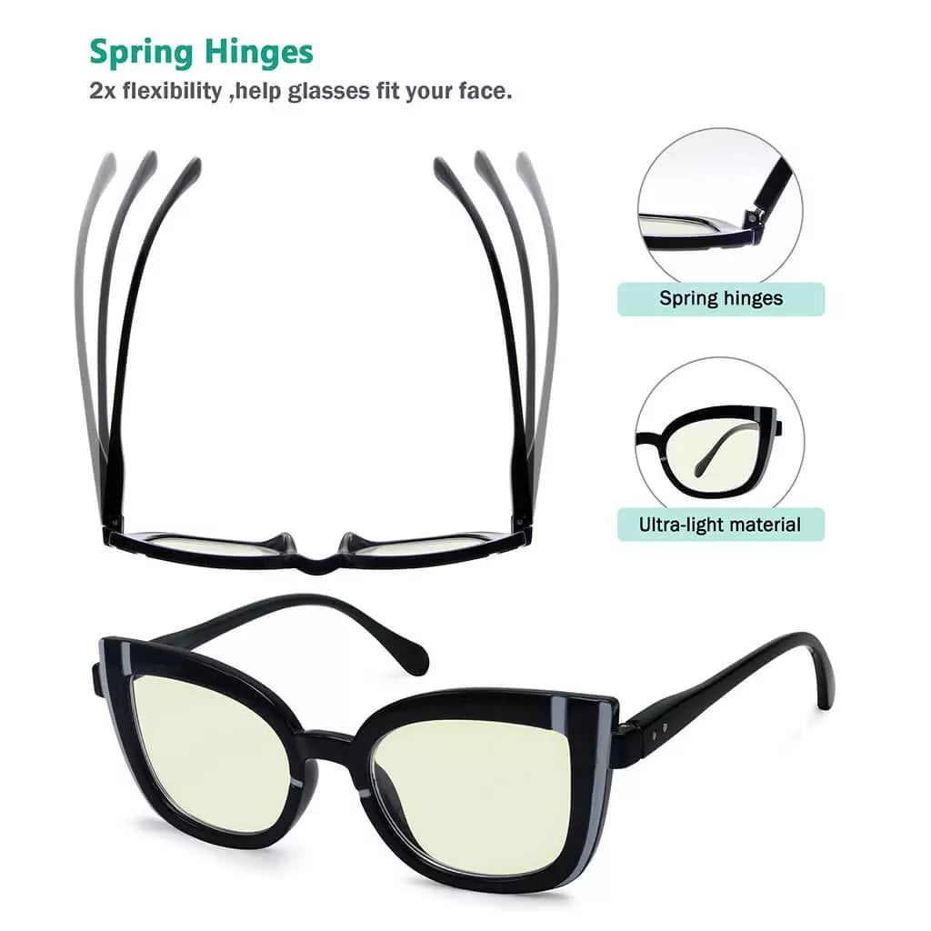 Blue Light Blocking Reading Glasses for Women