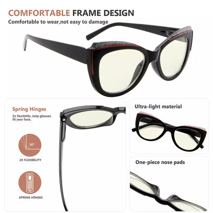 Cat Eye Blue Light Blocking Glasses for Women