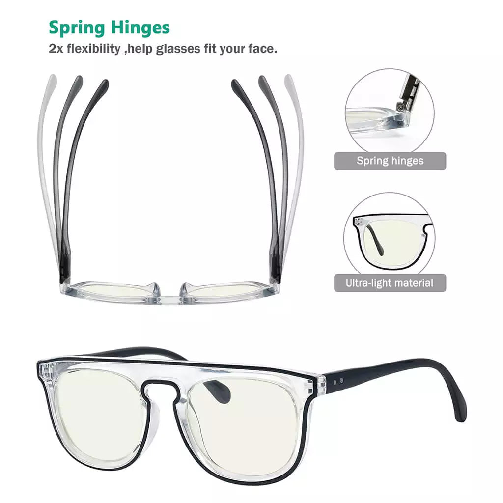 Blue Light Blocking Reading Glasses for Women Men