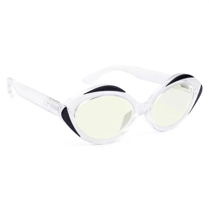 Oval Blue Light Blocking Reading Glasses for Women
