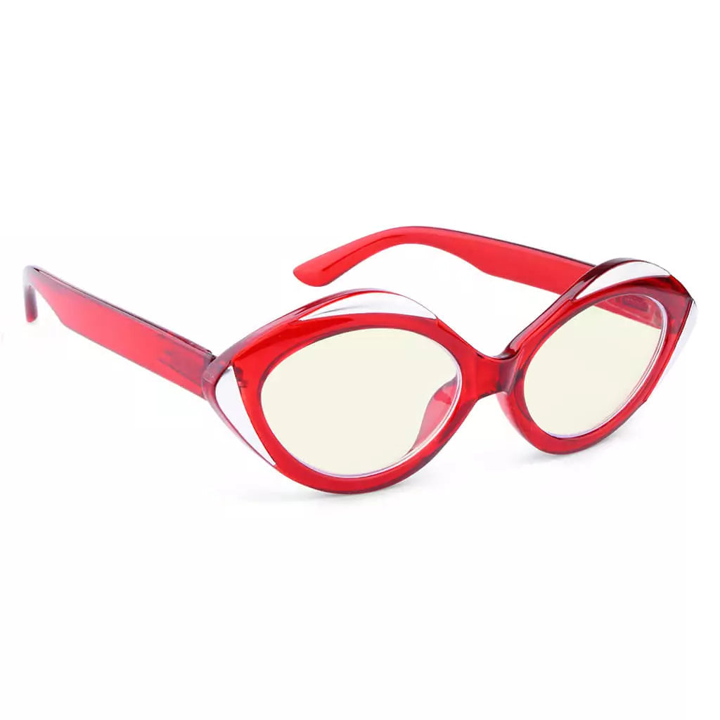 Oval Blue Light Blocking Reading Glasses for Women