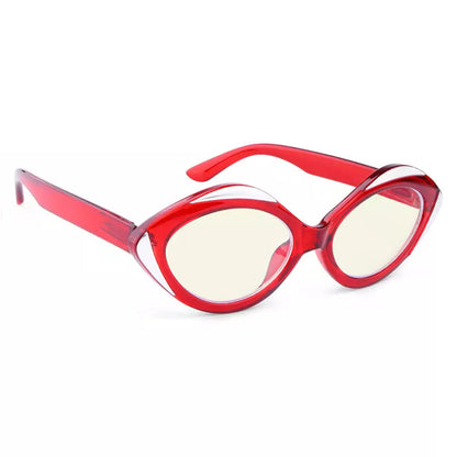 Oval Blue Light Blocking Reading Glasses for Women