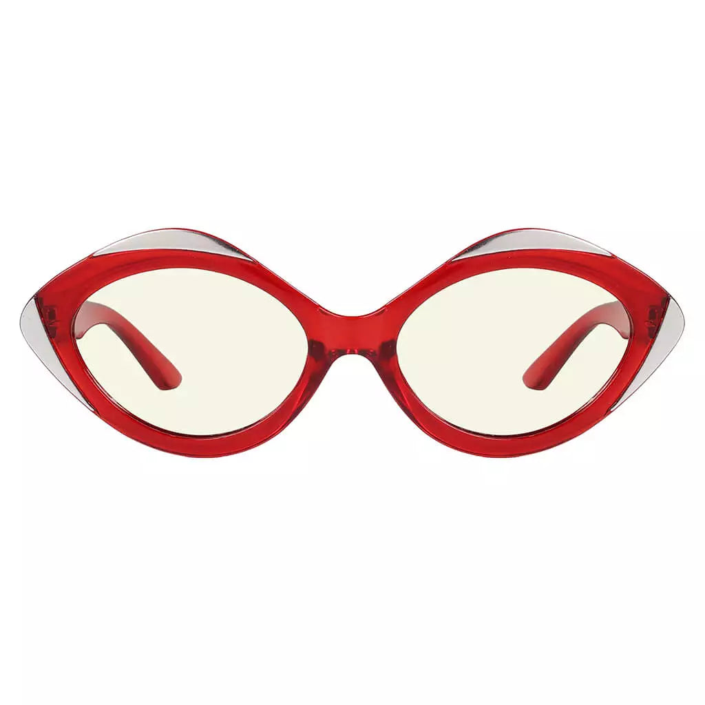 Oval Blue Light Blocking Reading Glasses for Women