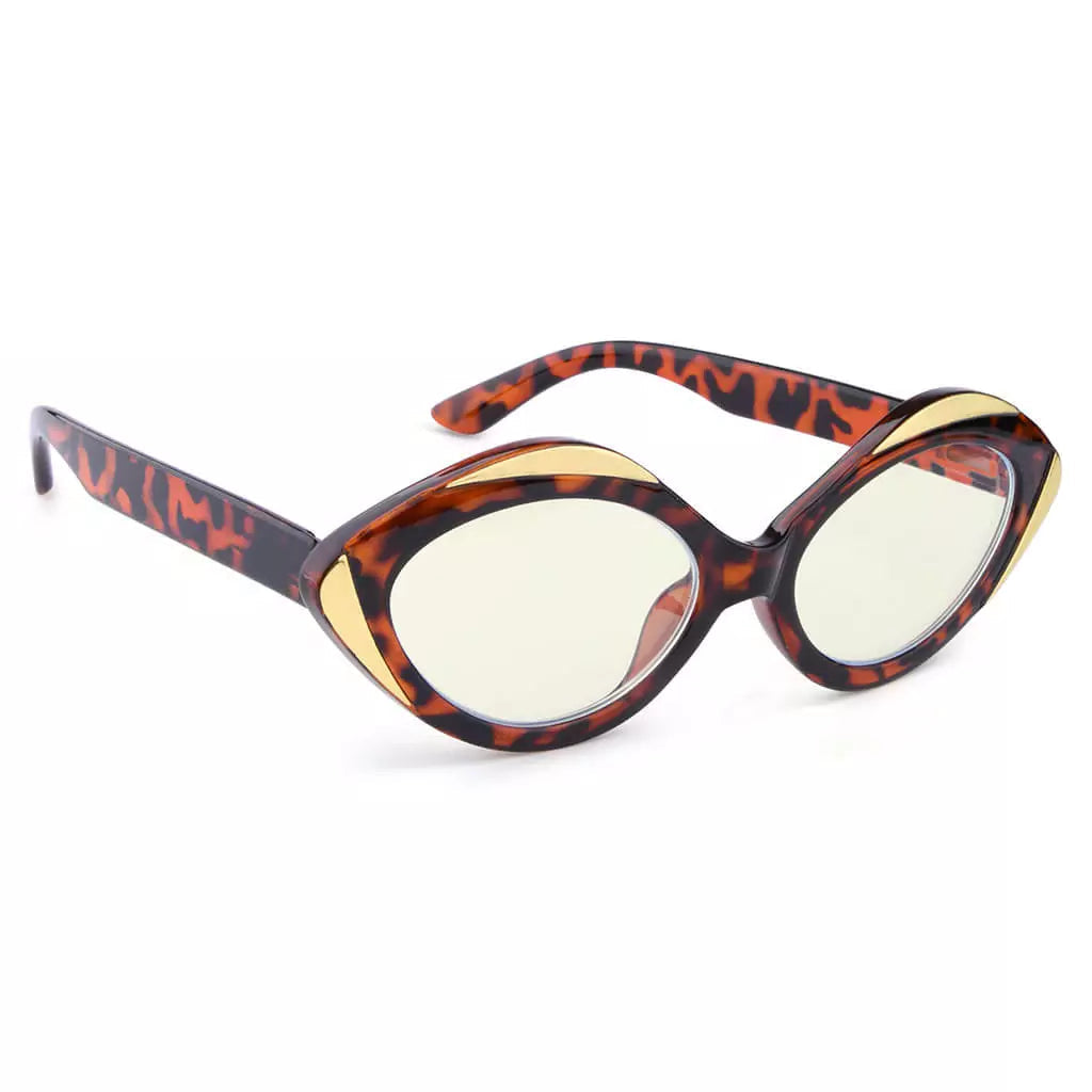 Oval Blue Light Blocking Reading Glasses for Women