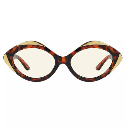 Oval Blue Light Blocking Reading Glasses for Women