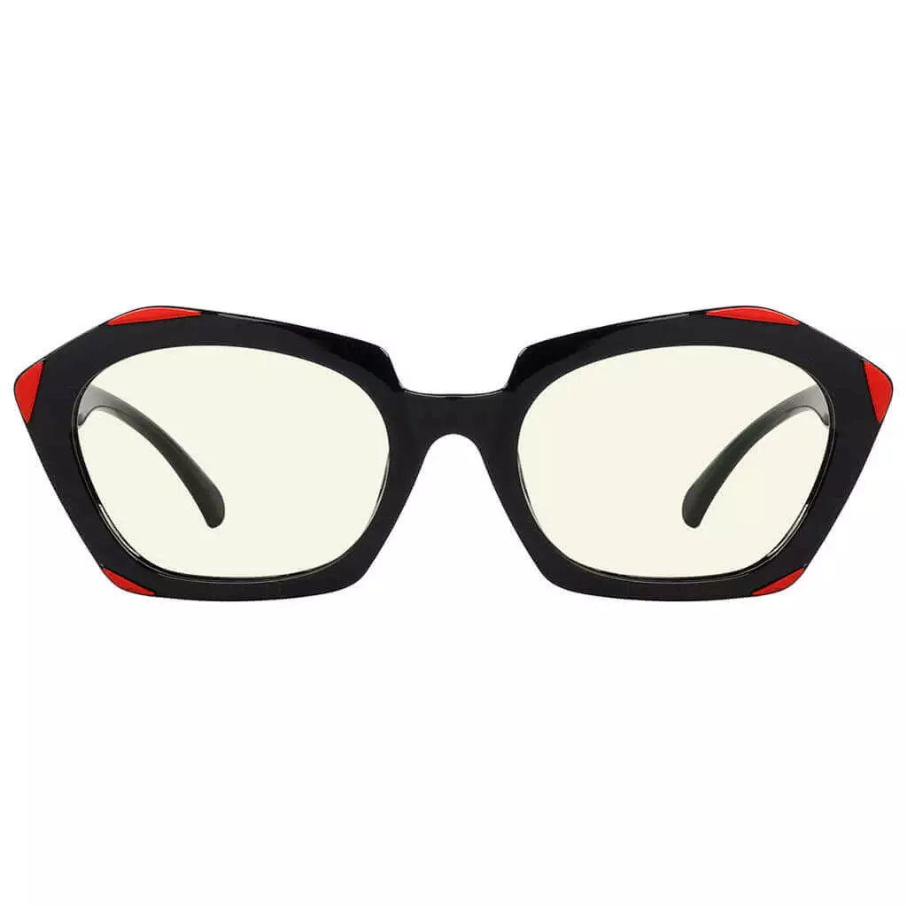 Polygon Blue Light Blocking Reading Glasses for Women
