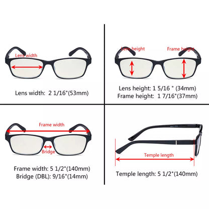 Comfort Blue Light Blocking Reading Glasses for Women Men