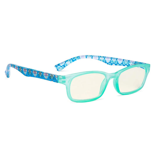 Pattern Blue Light Blocking Reading Glasses for women