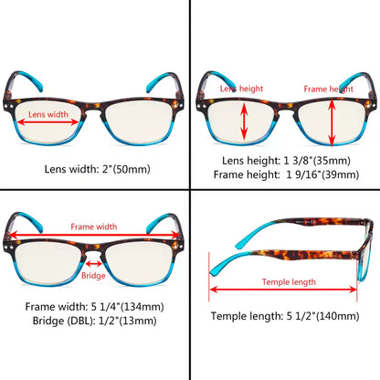 Blue Light Blocking Reading Glasses Women