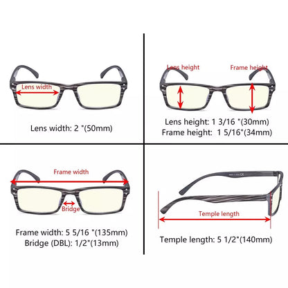 Blue Light Blocking Reading Glasses Men Women